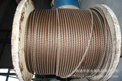 南通中凱金屬制品 專業批發供應起重鋼絲繩、剎車線等優質金屬絲繩